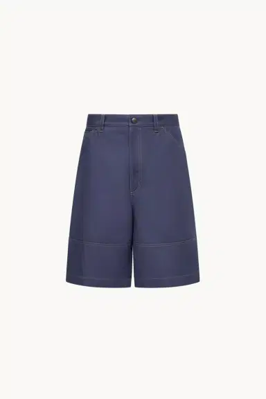 Moncler Linen & Cotton Gabardine Cargo Shorts | Thumbnail 2