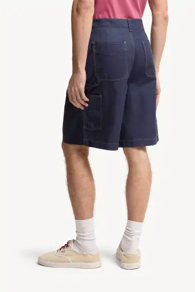 Moncler Linen & Cotton Gabardine Cargo Shorts | Thumbnail 6