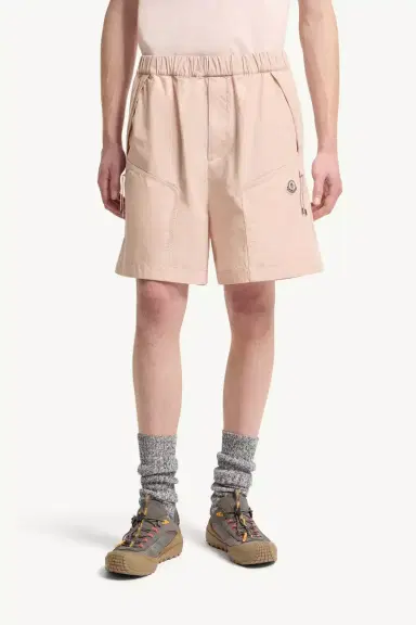 Moncler Cotton Poplin Bermuda Shorts | Thumbnail 5