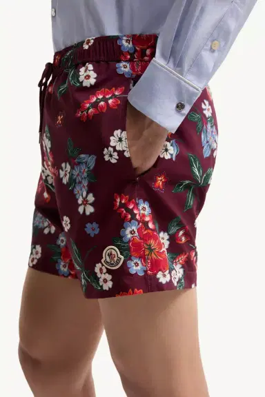Moncler Floral Print Swim Shorts | Thumbnail 4 Moncler Floral Print Swim Shorts | Thumbnail 4