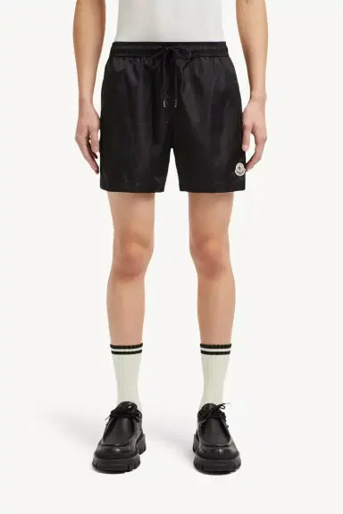 Moncler Logo Patch Swim Shorts | Thumbnail 5 Moncler Logo Patch Swim Shorts | Thumbnail 5