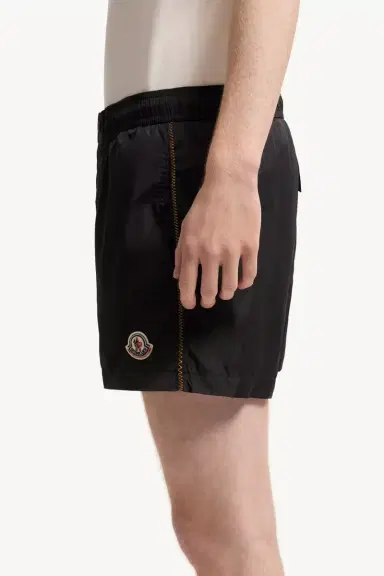 Moncler Logo Swim Shorts | Thumbnail 3 Moncler Logo Swim Shorts | Thumbnail 3