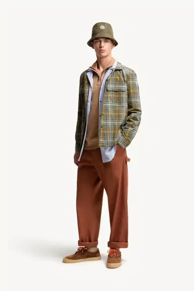 Moncler Monogram Checked Shirt Jacket | Thumbnail 3