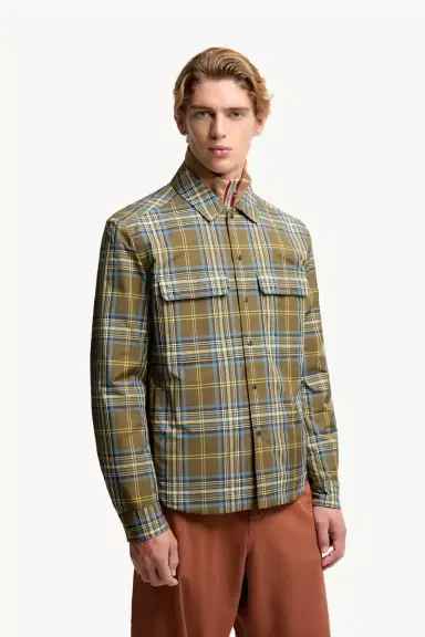 Moncler Monogram Checked Shirt Jacket | Thumbnail 5