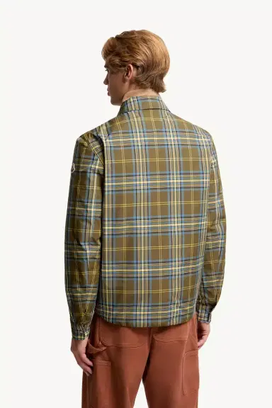 Moncler Monogram Checked Shirt Jacket | Thumbnail 6