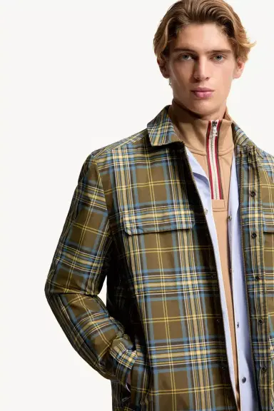 Moncler Monogram Checked Shirt Jacket | Thumbnail 7