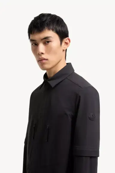 Moncler Logo 2-in1 Shirt Jacket | Thumbnail 4