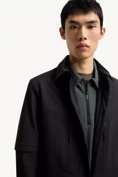 Moncler Logo 2-in1 Shirt Jacket | Thumbnail 8