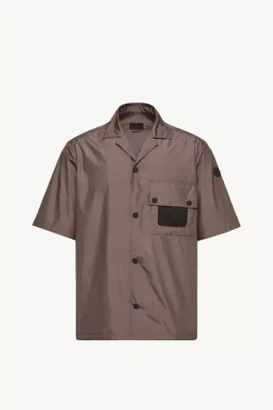 Moncler Logo Short Sleeve Shirt | Thumbnail 2 Moncler Logo Short Sleeve Shirt | Thumbnail 2