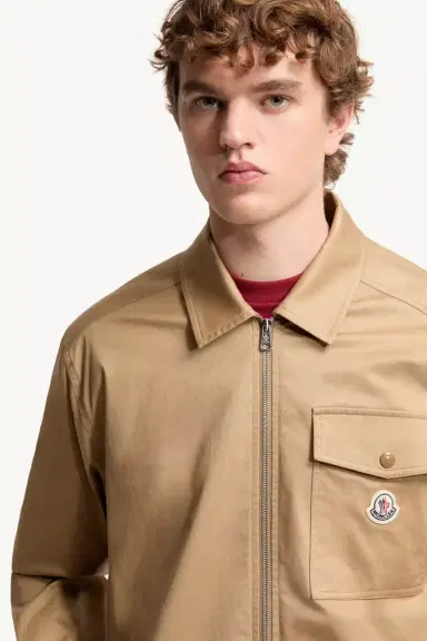 Moncler Cotton Blend Gabardine Shirt Jacket | Thumbnail 7 Moncler Cotton Blend Gabardine Shirt Jacket | Thumbnail 7