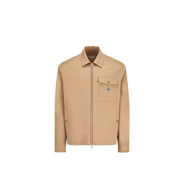 Cotton Blend Gabardine Shirt Jacket Cotton Blend Gabardine Shirt Jacket