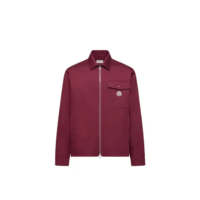 Moncler Cotton Blend Gabardine Shirt Jacket