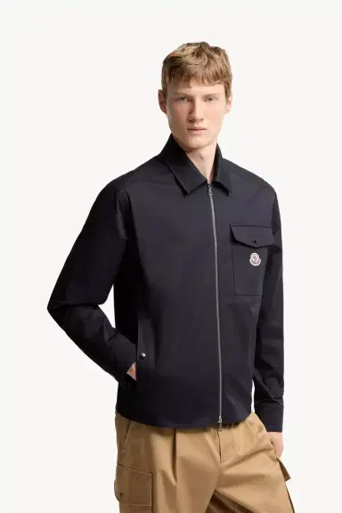 Moncler Cotton Blend Gabardine Shirt Jacket | Thumbnail 5