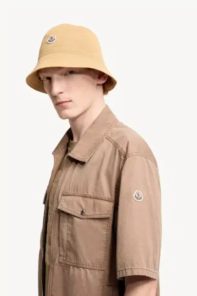 Moncler Short Sleeve Cotton Zip-up Shirt | Thumbnail 4 Moncler Short Sleeve Cotton Zip-up Shirt | Thumbnail 4