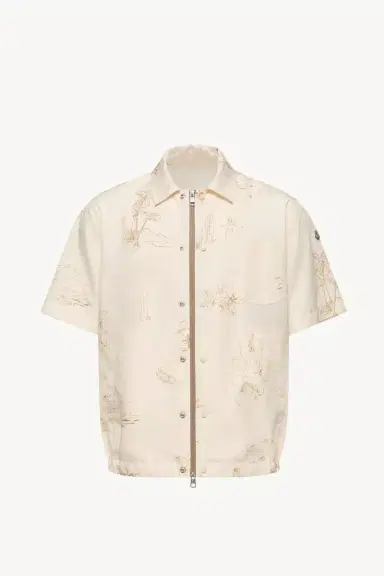 Moncler Surf Print Short Sleeve Shirt | Thumbnail 2 Moncler Surf Print Short Sleeve Shirt | Thumbnail 2