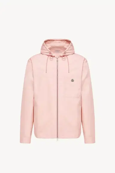 Moncler Cotton Blend Poplin Hooded Jacket | Thumbnail 2 Moncler Cotton Blend Poplin Hooded Jacket | Thumbnail 2
