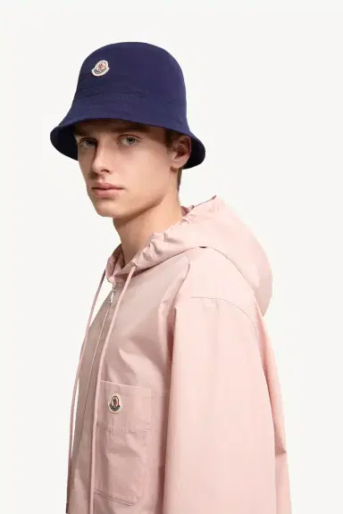 Moncler Cotton Blend Poplin Hooded Jacket | Thumbnail 4 Moncler Cotton Blend Poplin Hooded Jacket | Thumbnail 4