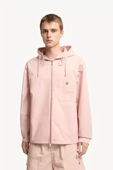 Moncler Cotton Blend Poplin Hooded Jacket | Thumbnail 5 Moncler Cotton Blend Poplin Hooded Jacket | Thumbnail 5
