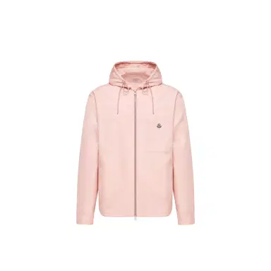 Moncler Cotton Blend Poplin Hooded Jacket | Thumbnail 1 Moncler Cotton Blend Poplin Hooded Jacket | Thumbnail 1