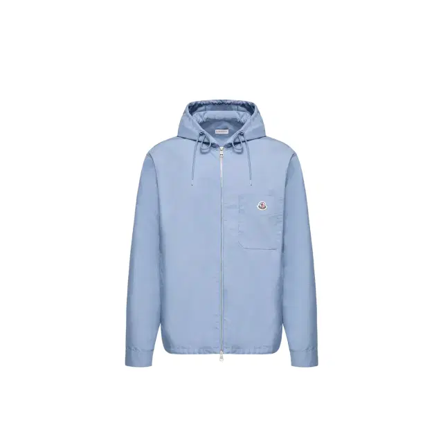 Cotton Blend Poplin Hooded Shirt Jacket Cotton Blend Poplin Hooded Shirt Jacket