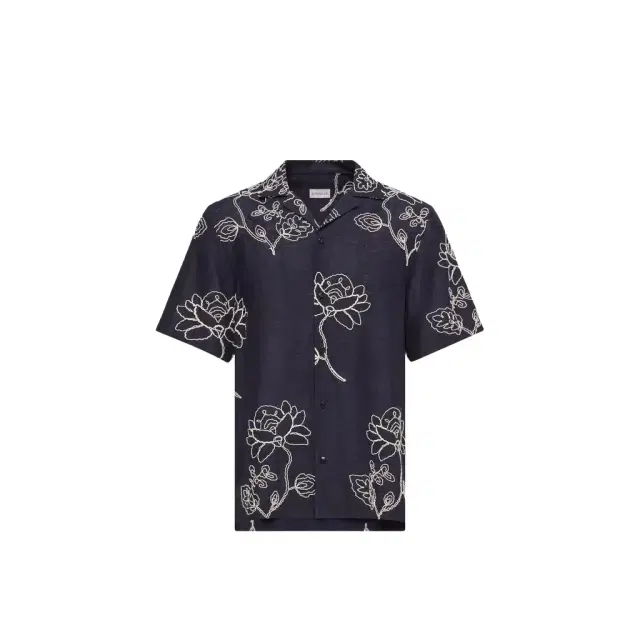 Embroidered Linen Blend Shirt