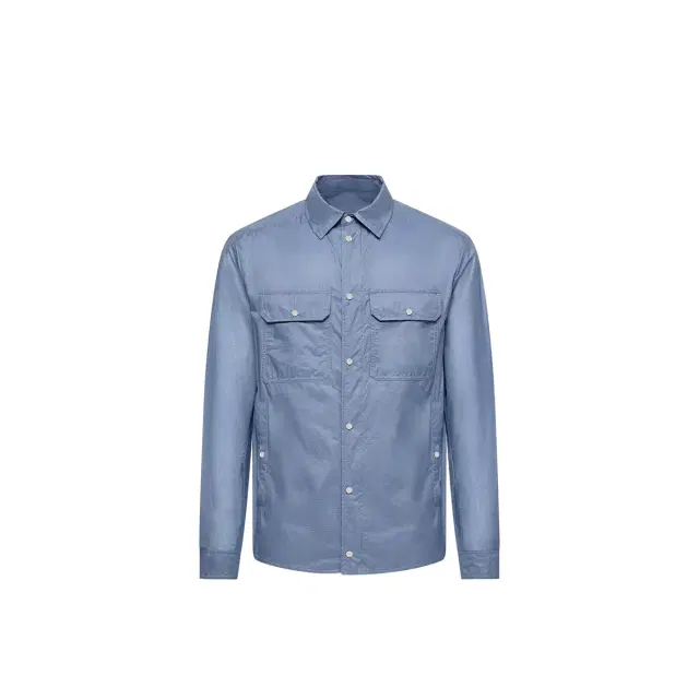 Logo Patch Long Sleeve Shirt Jacket