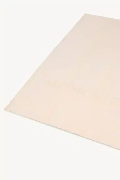 Moncler Logo Cotton Beach Towel | Thumbnail 3 Moncler Logo Cotton Beach Towel | Thumbnail 3