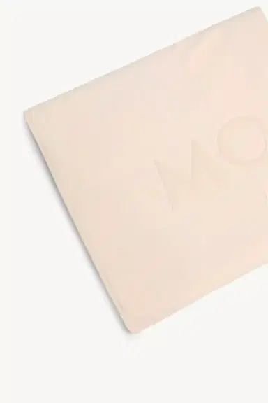 Moncler Logo Cotton Beach Towel | Thumbnail 4 Moncler Logo Cotton Beach Towel | Thumbnail 4
