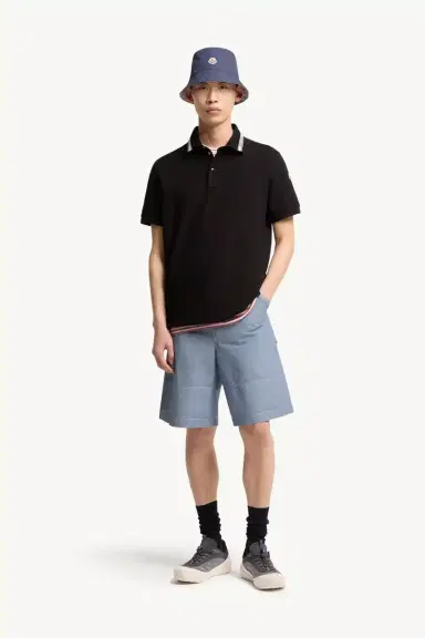 Moncler Cotton Piquet Polo Shirt | Thumbnail 3 Moncler Cotton Piquet Polo Shirt | Thumbnail 3