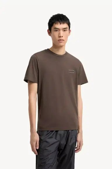 Moncler Logo Cotton Jersey T-shirt | Thumbnail 5