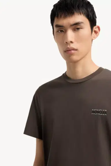 Moncler Logo Cotton Jersey T-shirt | Thumbnail 7