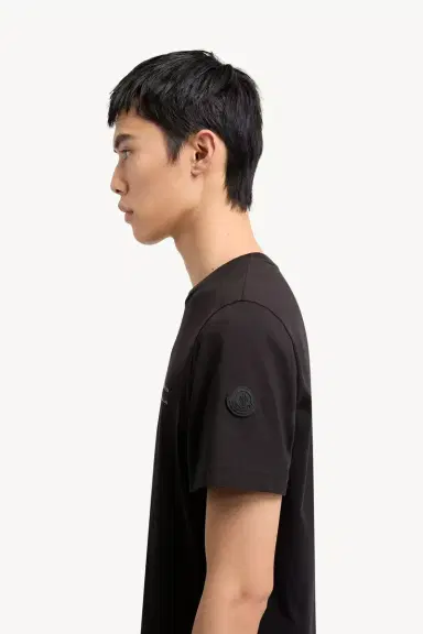 Moncler Logo Cotton Jersey T-shirt | Thumbnail 4