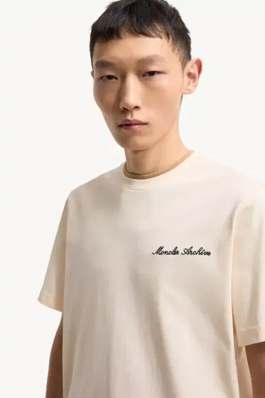 Moncler Embroidered Logo Cotton T-shirt | Thumbnail 6 Moncler Embroidered Logo Cotton T-shirt | Thumbnail 6