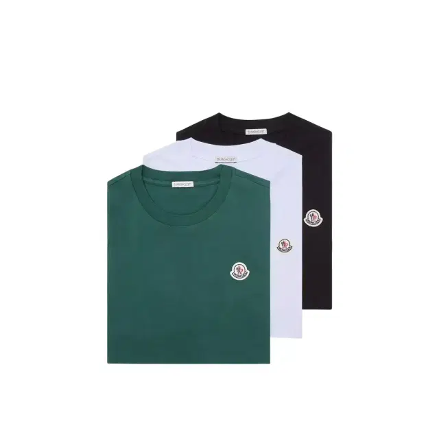 Logo Patch Cotton T-shirt (pack Of Three)