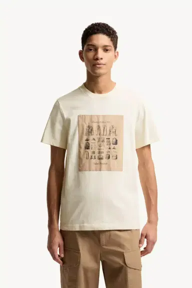 Moncler Safari Wardrobe Print Cotton T-shirt | Thumbnail 5