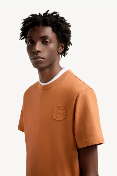 Moncler Logo Cotton T-shirt | Thumbnail 4