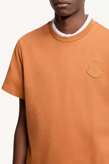 Moncler Logo Cotton T-shirt | Thumbnail 7