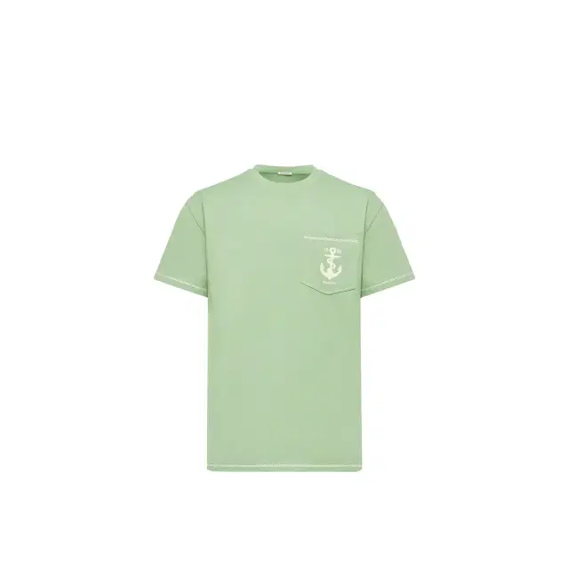 Embroidered Anchor Cotton T-shirt