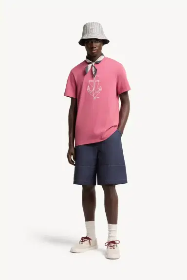 Moncler Embroidered Cotton T-shirt | Thumbnail 3