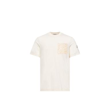 Moncler Paisley Print Cotton T-shirt | Thumbnail 1