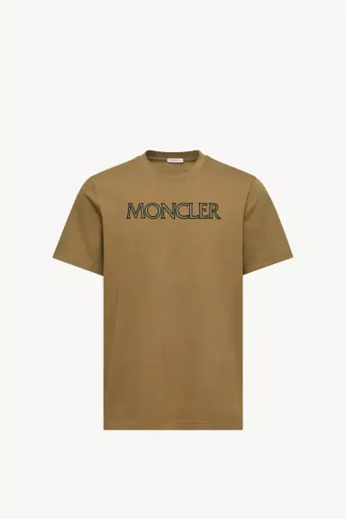 Moncler Logo Print Cotton T-shirt | Thumbnail 2