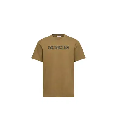 Moncler Logo Print Cotton T-shirt | Thumbnail 1