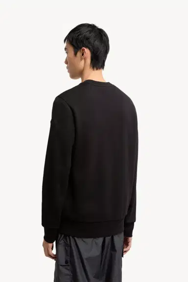Moncler Logo Cotton Jersey Long Sleeve T-shirt | Thumbnail 6