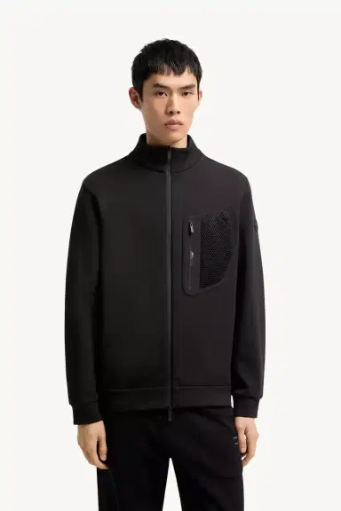 Moncler Logo Cotton Zip-up Sweatshirt | Thumbnail 5 Moncler Logo Cotton Zip-up Sweatshirt | Thumbnail 5