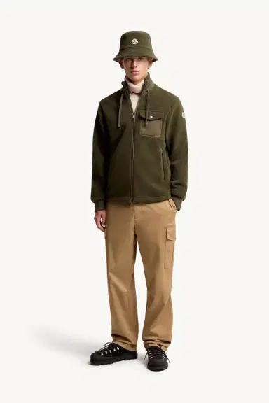 Moncler Padded Teddy Zip-up Sweatshirt | Thumbnail 3 Moncler Padded Teddy Zip-up Sweatshirt | Thumbnail 3