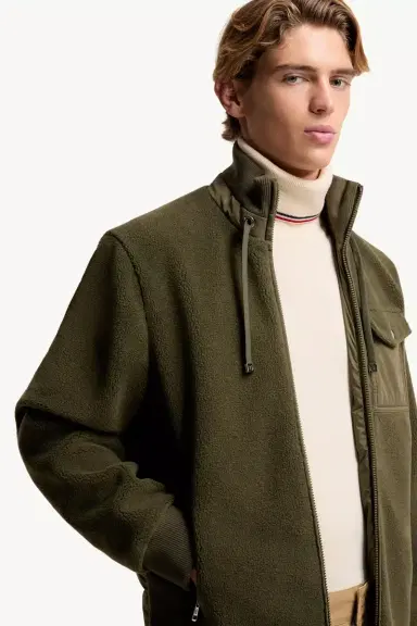 Moncler Padded Teddy Zip-up Sweatshirt | Thumbnail 7 Moncler Padded Teddy Zip-up Sweatshirt | Thumbnail 7