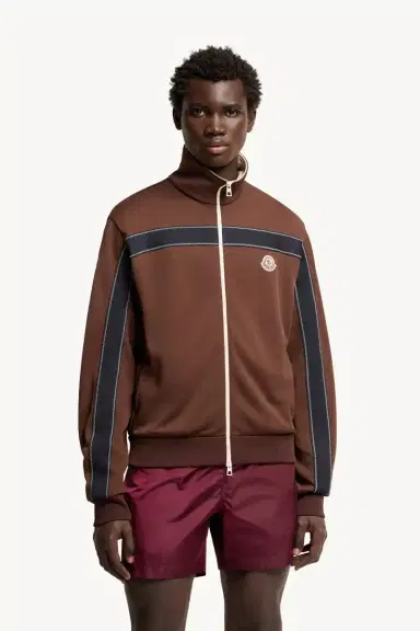 Moncler Topstitched Turtleneck Zip-up Sweatshirt | Thumbnail 5 Moncler Topstitched Turtleneck Zip-up Sweatshirt | Thumbnail 5