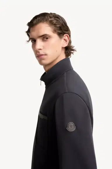 Moncler Cotton Blend Zip-up Sweatshirt | Thumbnail 4 Moncler Cotton Blend Zip-up Sweatshirt | Thumbnail 4