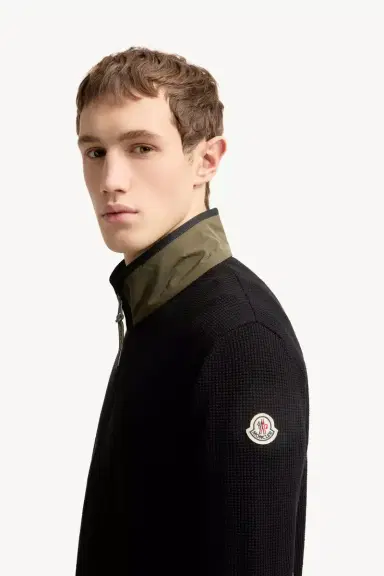 Moncler Zip-up Cotton Cardigan | Thumbnail 4