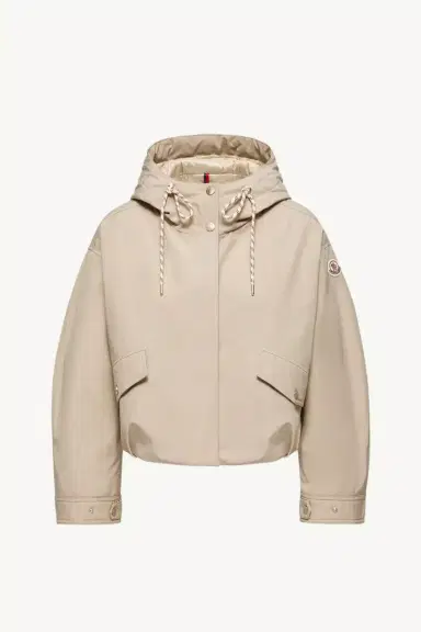 Moncler Eucalyptus Hooded Short Down Jacket | Thumbnail 2
